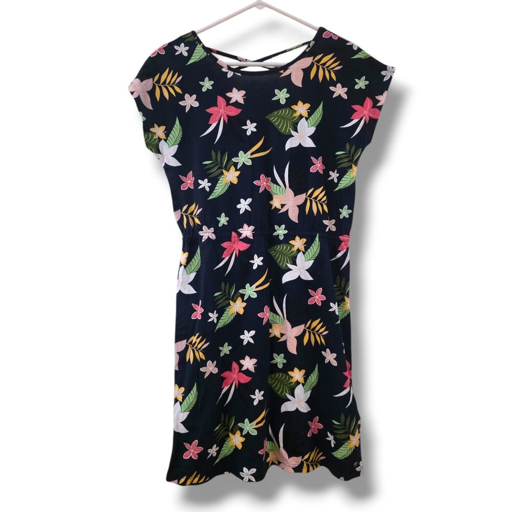 Roxy Girls Size 16 Tropical Floral Dress Best Old Song NWT